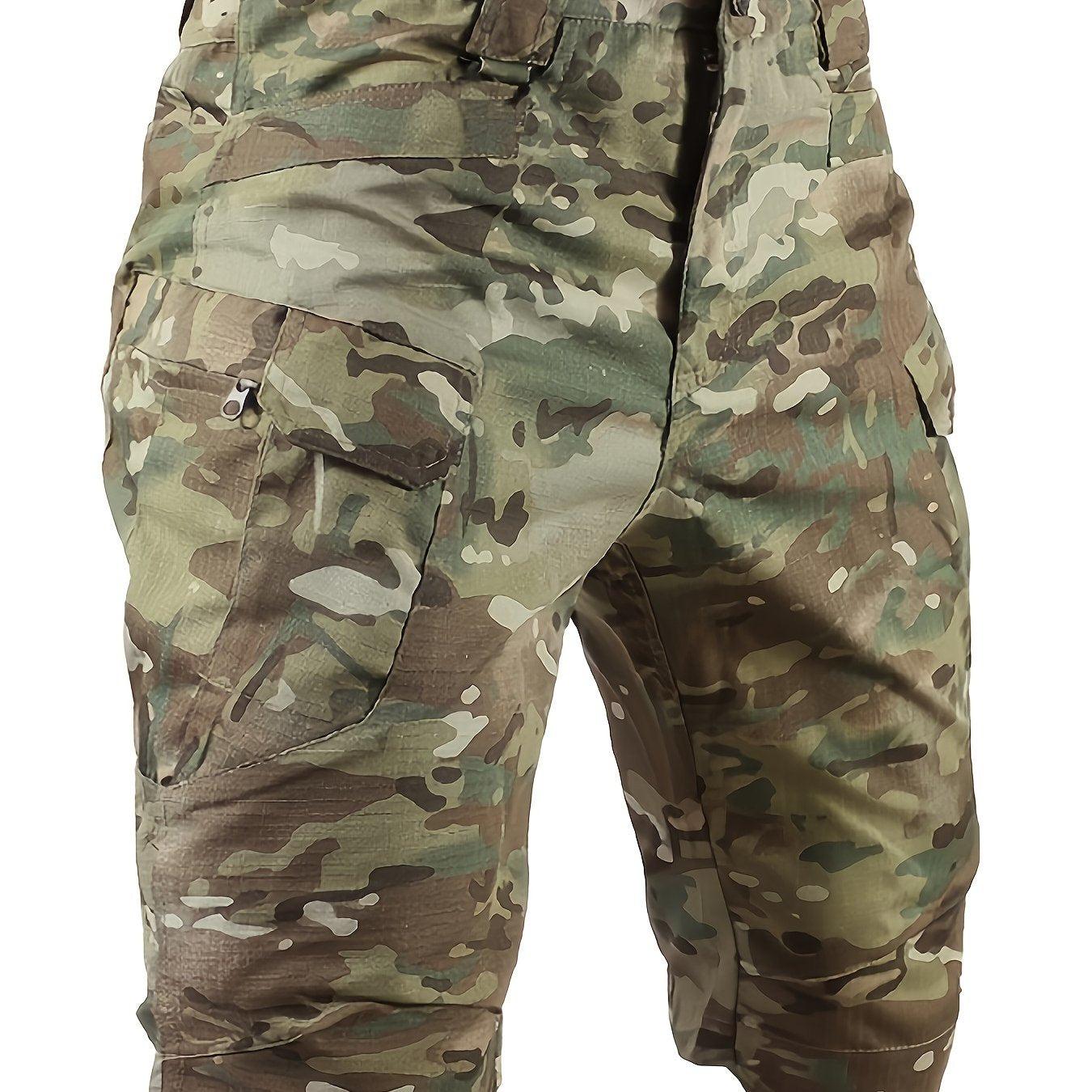 Men's Multi-Pocket Tactical Shorts Multi-Purpose Cargo Shorts Outdoor Riding Camping Fishing Hunting Hiking Track Shorts ( Larger Size Recommended)