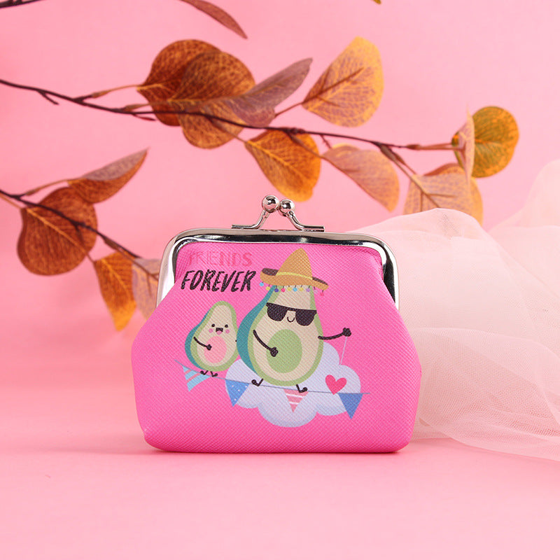 Girls Cute Cartoon Unicorn Print Creative Coin Purse Mini Wallet Holiday Gift