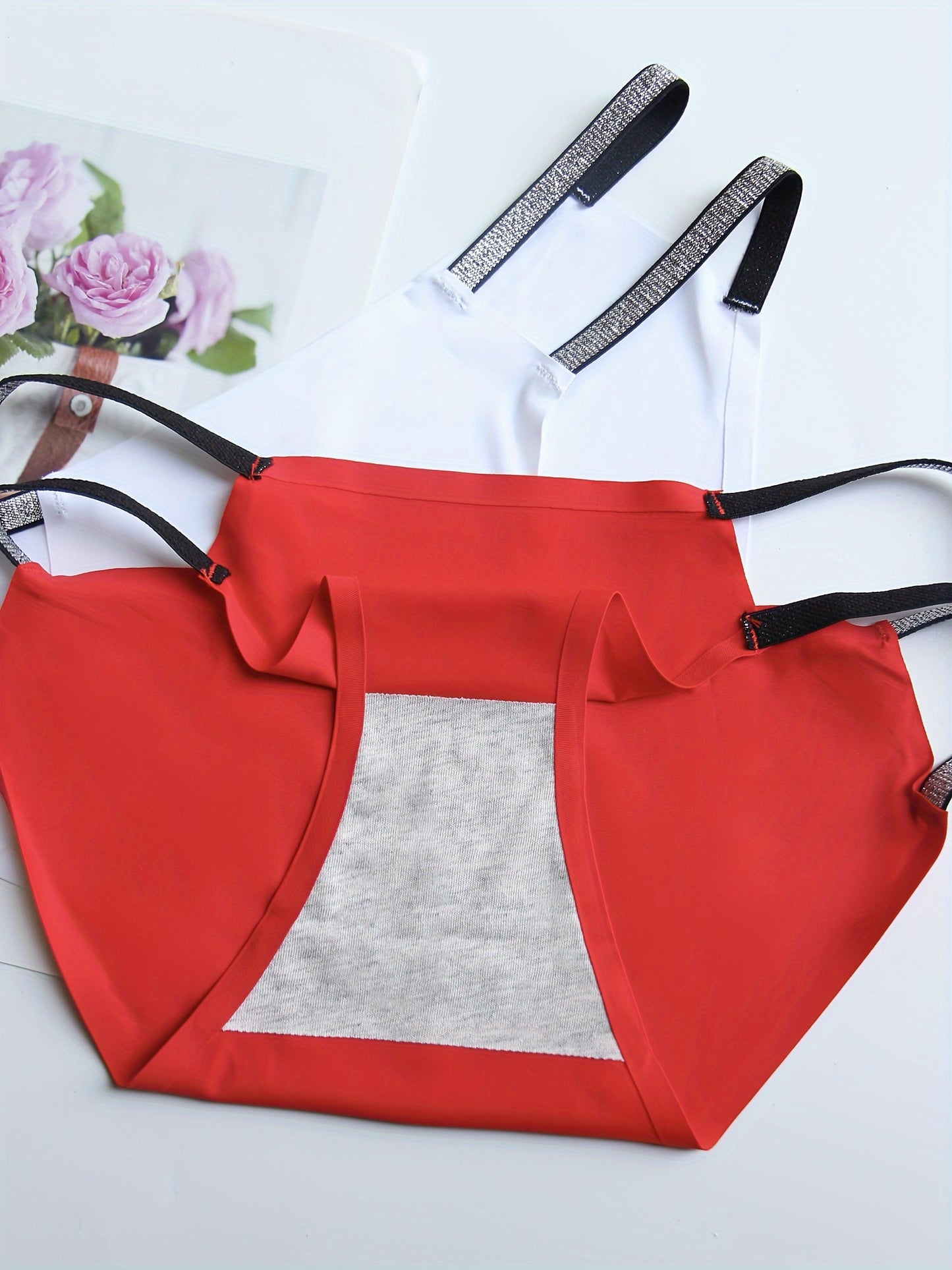3pcs Soft & Breathable Seamless Panties BriefsPanties,Women'S Underwear & Lingerie