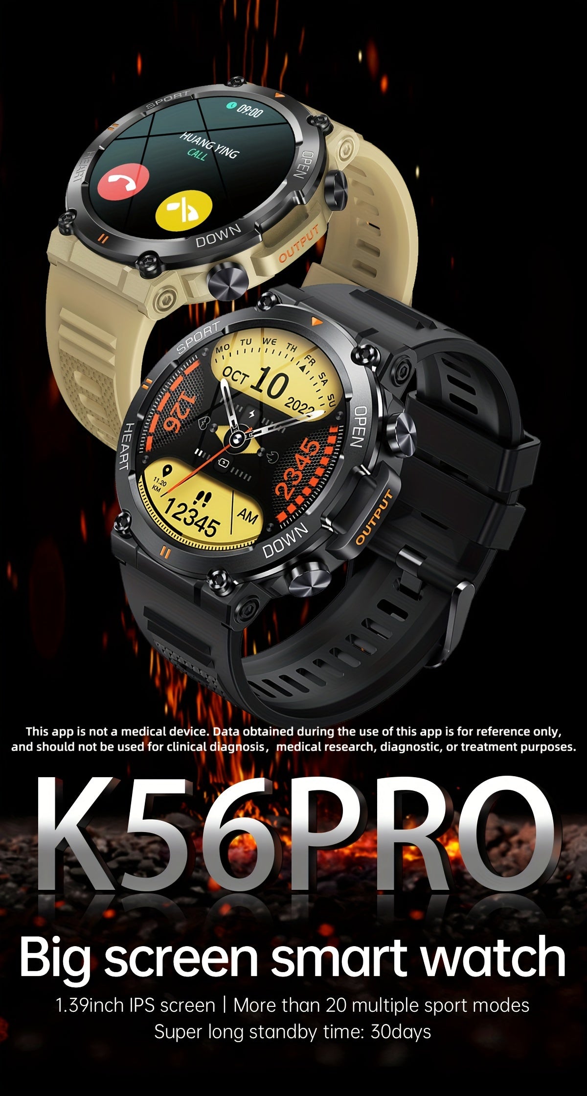 SENBONO Round Smart Watch With 3.53cm Screen Wireless Dial Answer Call Watch, Activity Fitness Watch 400mAh Outdoor Sports Smartwatch Men Women For IPhone/Android