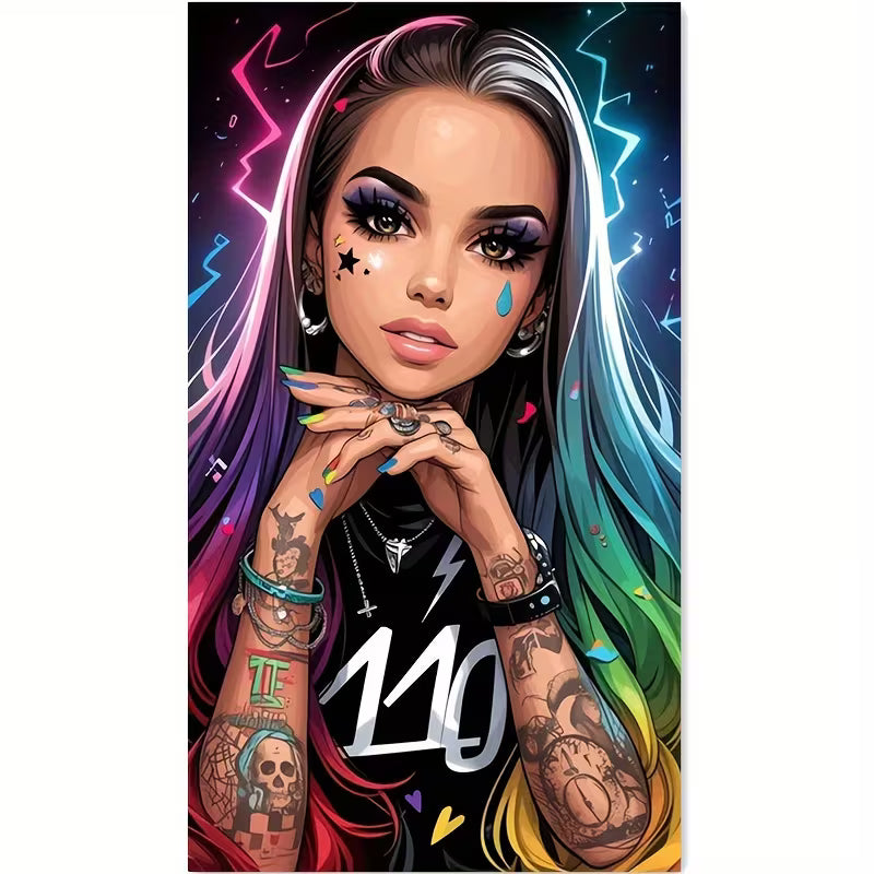 40x70 5D Diamond Art Set (Note for colour of frame)