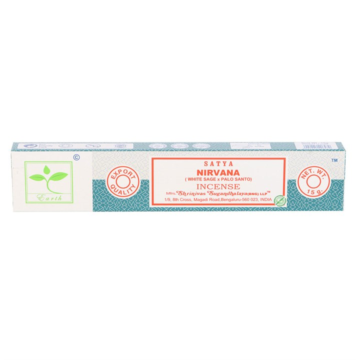 Set of 6 Earth Satya Nirvana Incense (12/50)