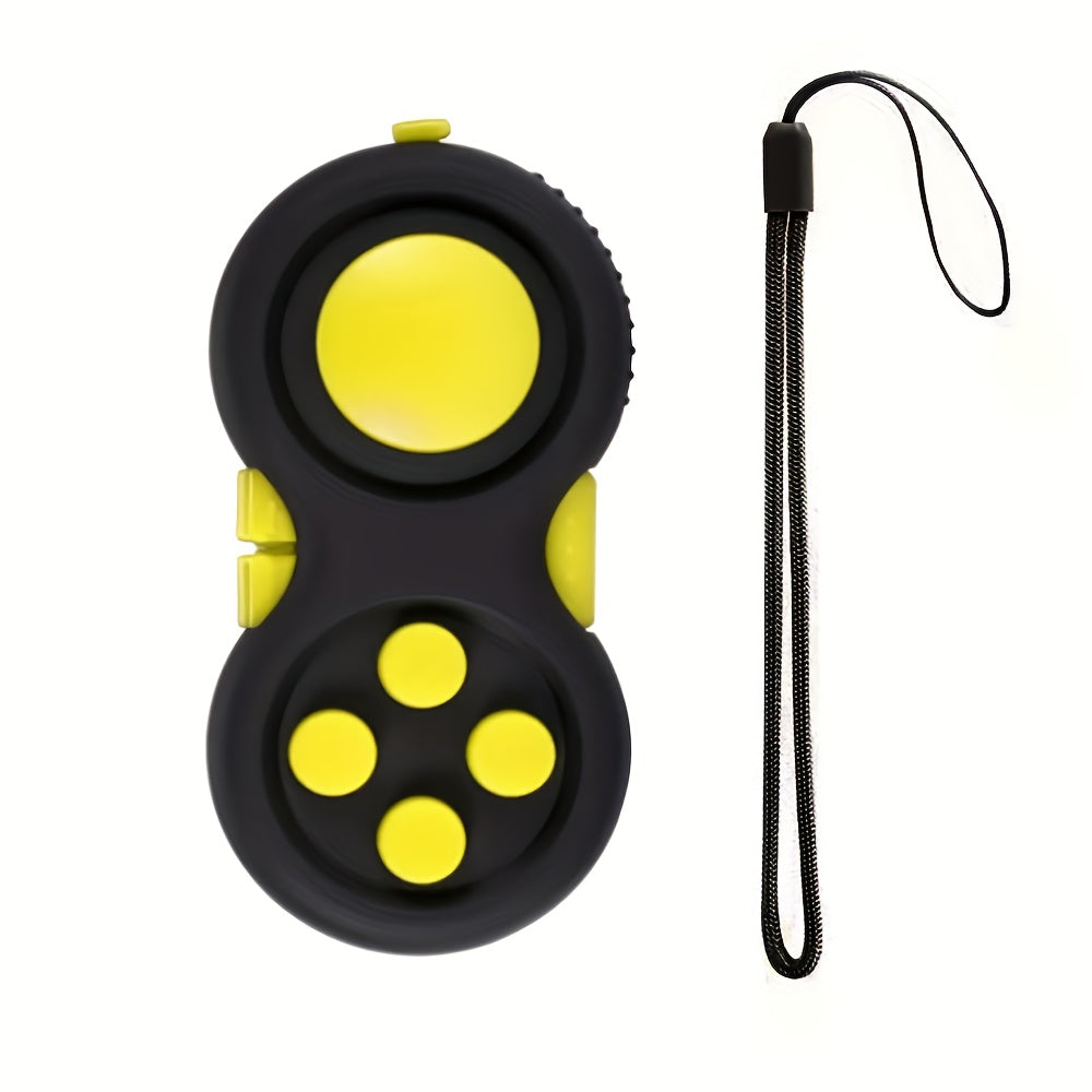Fidget Pad With 8 Fidget Functions, Fidget Controller Stress Reducer, Fidget Toy Cube Relieves Stress And Anxiety Toys Christmas, Halloween, Thanksgiving Day easter gift