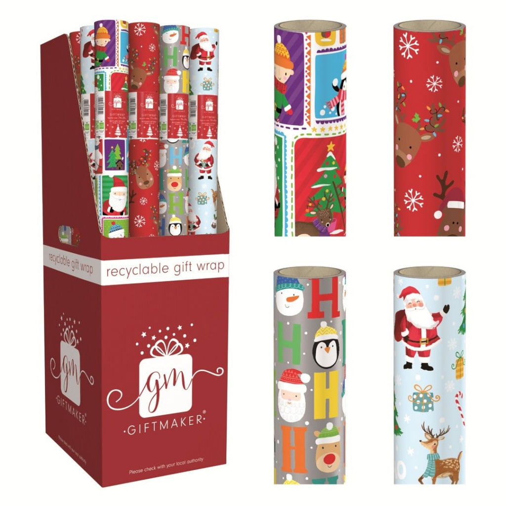 Christmas Cute Gift Wrapping Paper 7m