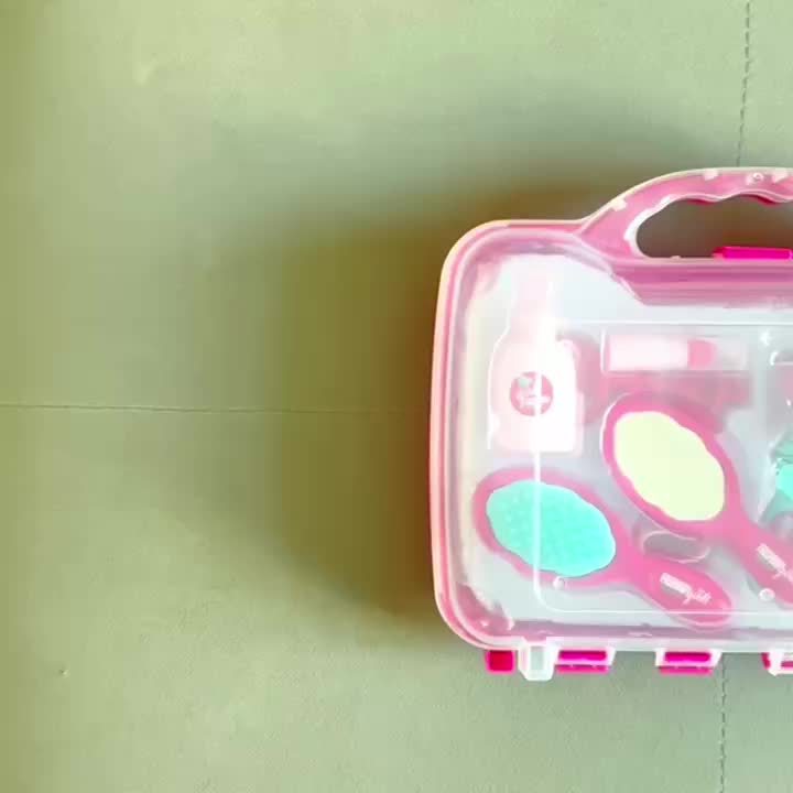 Girl Makeup Toy 10-piece Toolbox Character Dress Up Parent-child Interactive Game