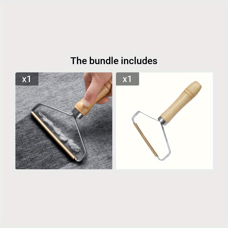 Effective Pet Hair Remover Brush For Cats And Dogs - Gently Shaves Wool And Cleans Fur For A Neat And Tidy Home