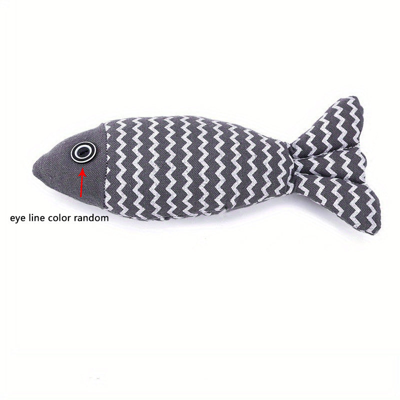 Cat Toy: Realistic Durable Plush Pillows Kitten Toy For Indoor & Outdoor Pet Teeth Grinding!
