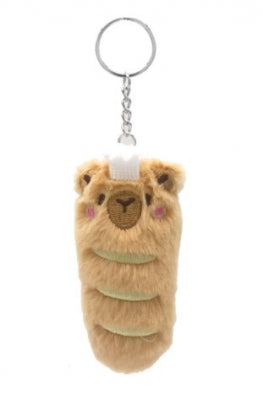 Plush Keychain Capybara Baguet 9cm