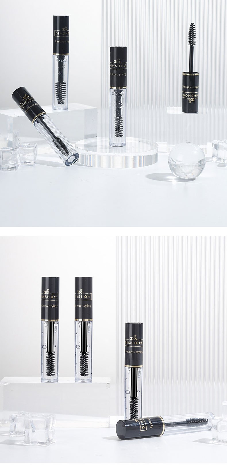DIMSHOW Waterproof Eyebrow Gel - Smudge-Proof, Long-Lasting Hold for a Natural Look - Ideal Valentines Day & Mothers Day Gift for Women - Sweat-Resistant, Flawless Eyebrow Setter