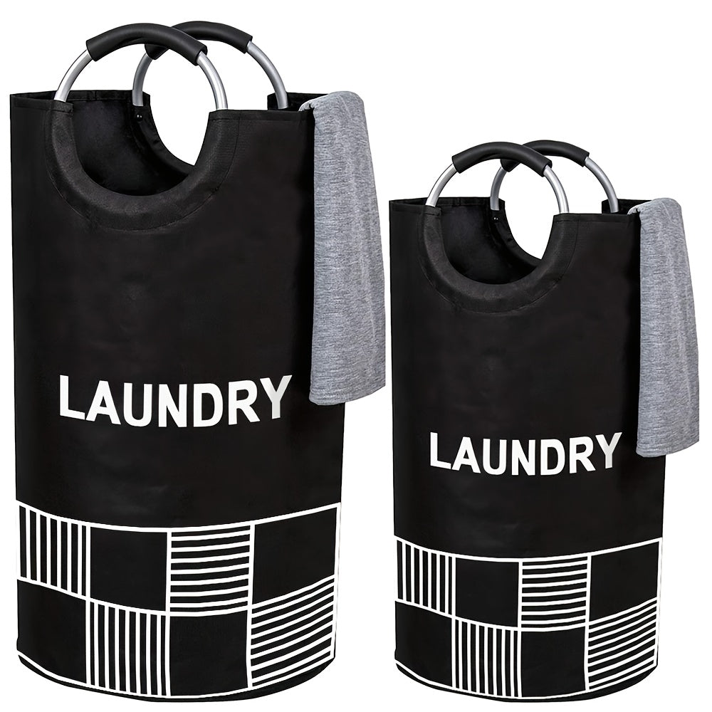X-Large Laundry Basket, Collapsible Laundry Bag, Freestanding Tall Clothes Hamper, Laundry Hamper, Laundry Bag with Padded Handles, Clothes Hamper Stands Up Well, Collapsible Laundry Basket Easy Storage, Laundry Baskets