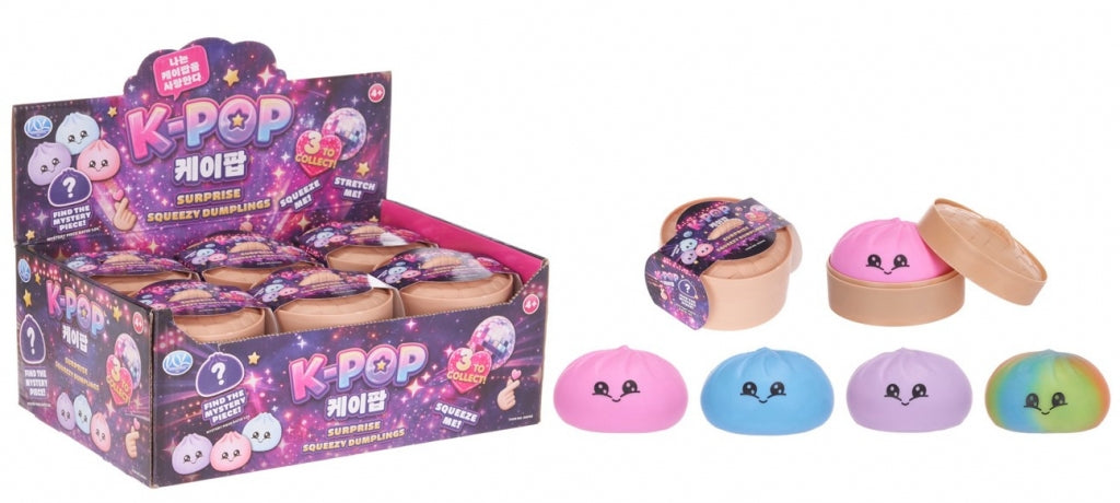 K Pop Squishy 8.5cm Dumpling In a Basket