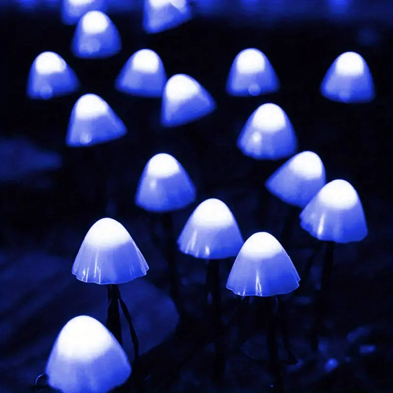 10pc Solar Mushroom Path Lights