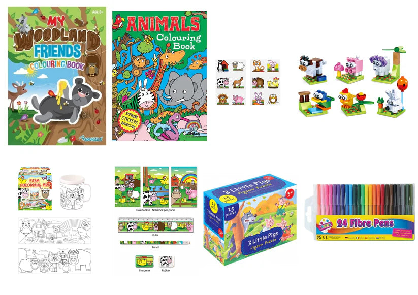 Farm Activity Set including Farm Building Block Brick Kit