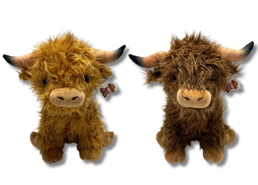 10" Hamish & Hetty Highland Cow Teddies
