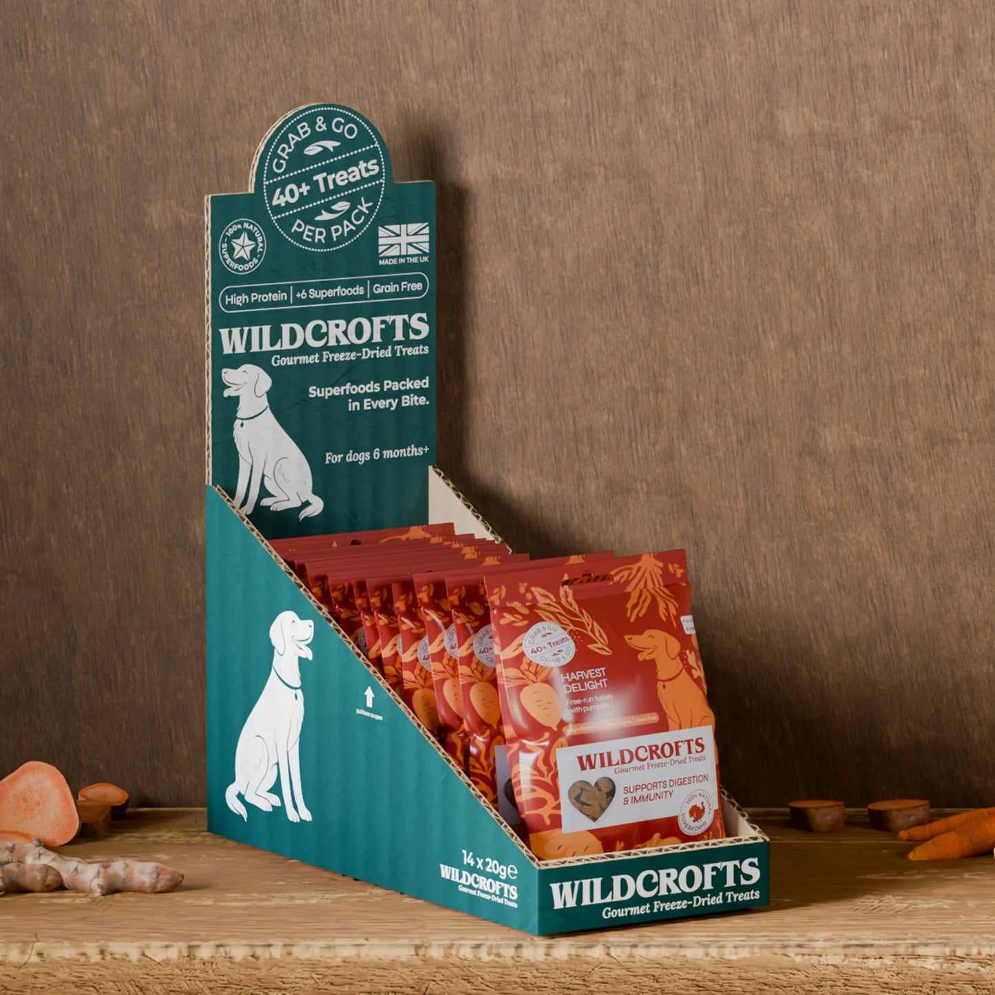 Free-run Turkey with Pumpkin Dog Treats