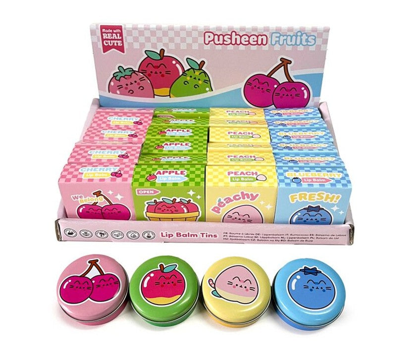 Pusheen the Cat Fruits Lip Balm in a Tin