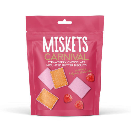 Miskets Strawberry and White Mini Biscuits