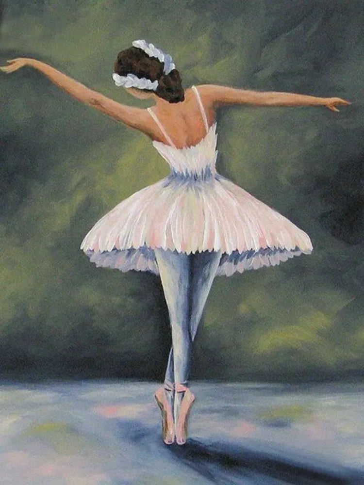 5D Diamond Painting Ballerina Full Round Portrait Diamond Mosaic Diy Diamond Embroidery Art Cross Stitch Home Decoration Gift