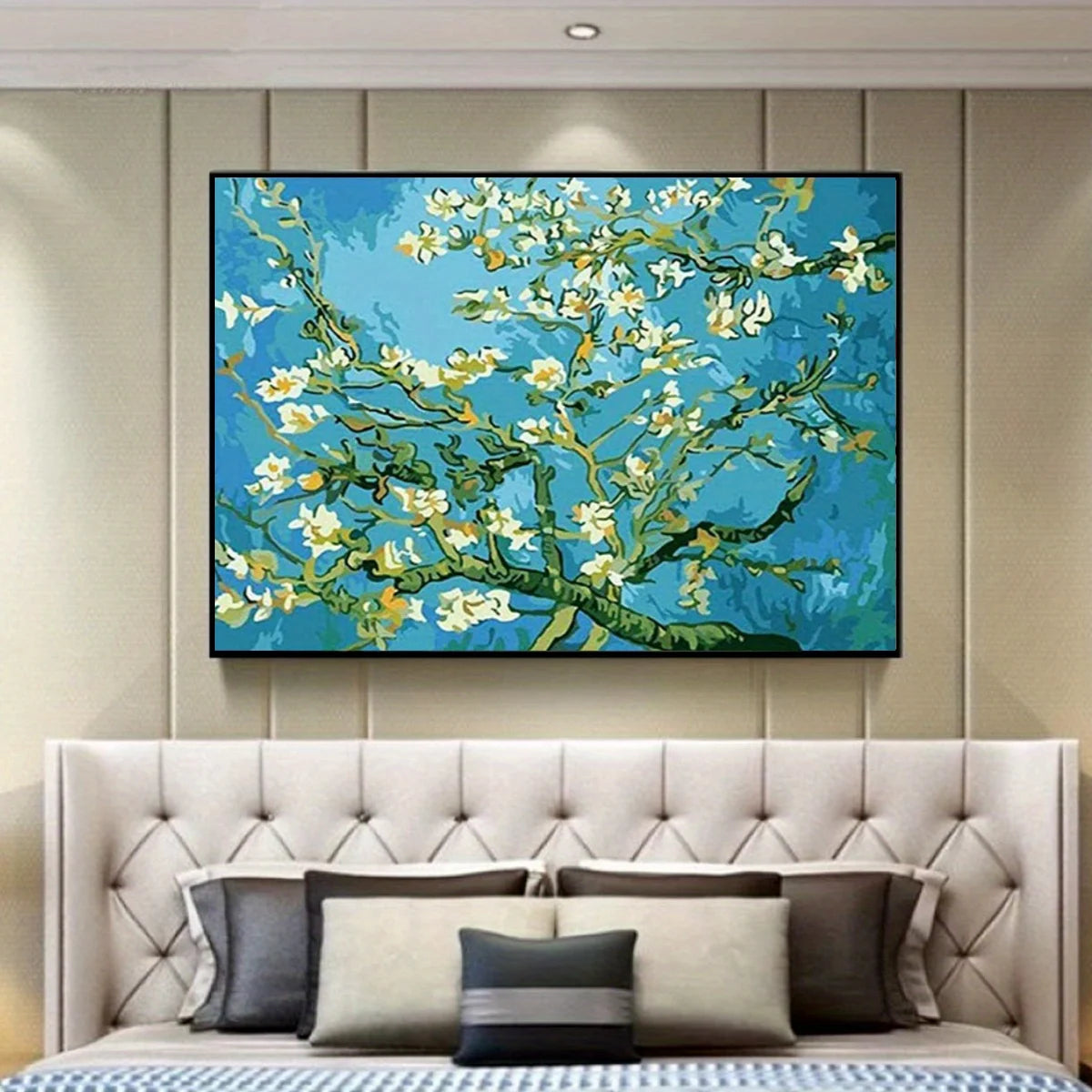DIY Diamond Painting Round Diamond Starry Sky Van Gogh Pattern Full Diamond Mosaic Home Decoration Painting Cross Stitch Kit