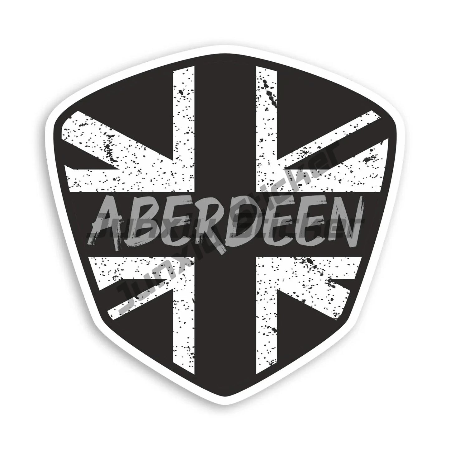 Funny Highland Cow Vinyl Stickers Cute Sheep Lamb with Scottish Flag St Andrews Flag Vinyl Decal Car Van Toolbox Caravan Laptop