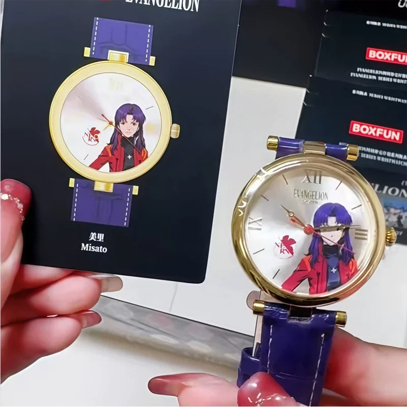 In stock genuine EVA Neon Genesis Evangelion Blind Box Time Repair Plan Series Watch Decor Ornaments Anime Birthday Gift Toys