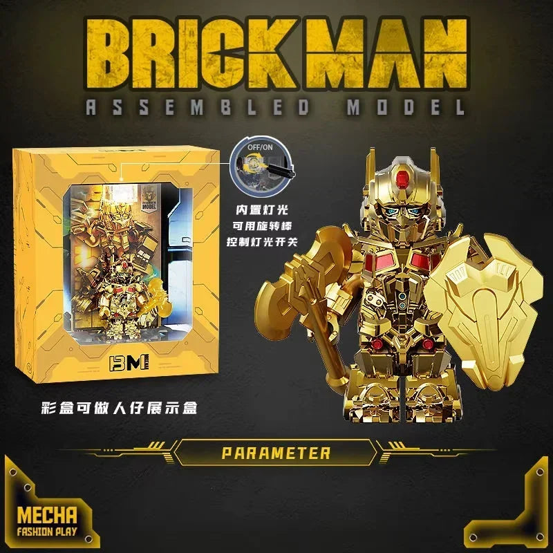 Transformers Optimus Prime Blocks MOC Small Grain Megatron Children's Assembly Toy Bumblebee Model Desktop Ornament Gift