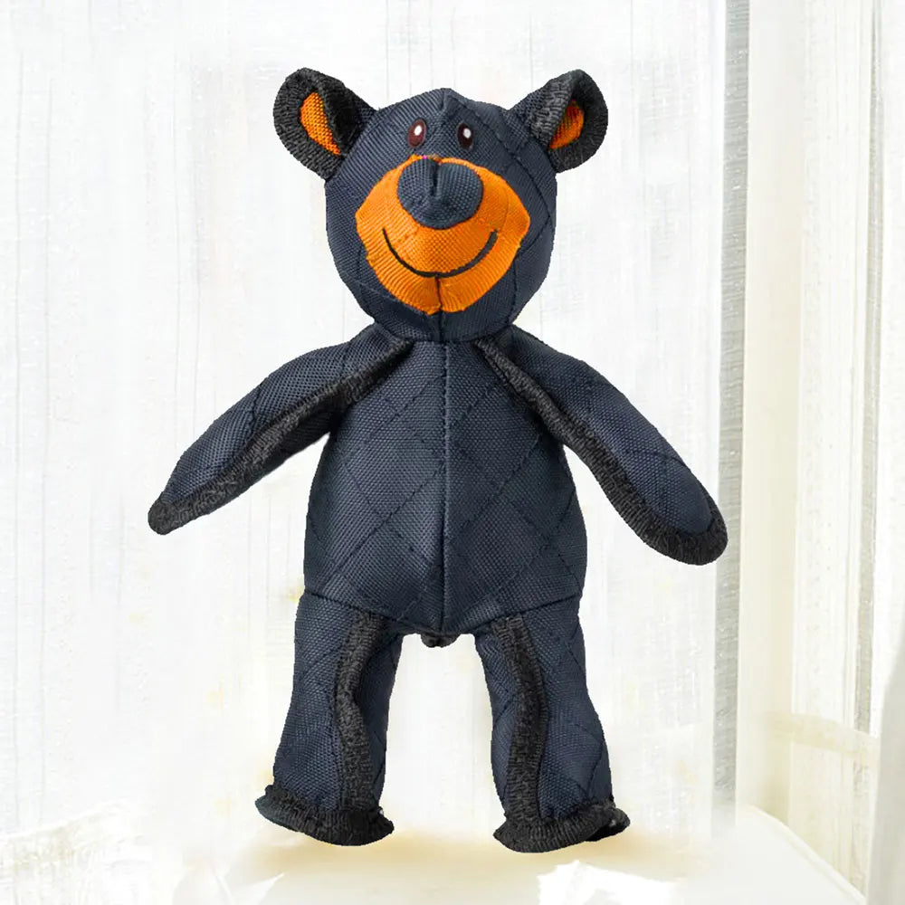 Pet Dog Toys Bear Doll Stress Relief Toys Squeaky Dark-Blue Bear Toy Robust Dog Bear Toy For Small Medium and Large Dog 2025 New