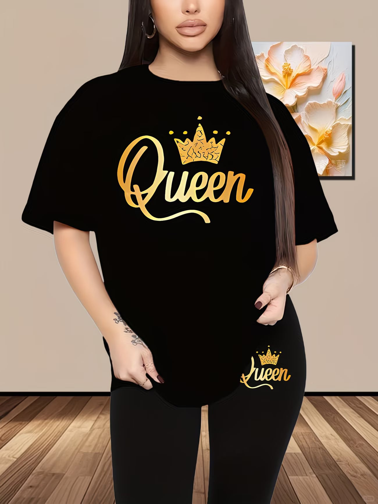 Women's Queen Top & Trousers