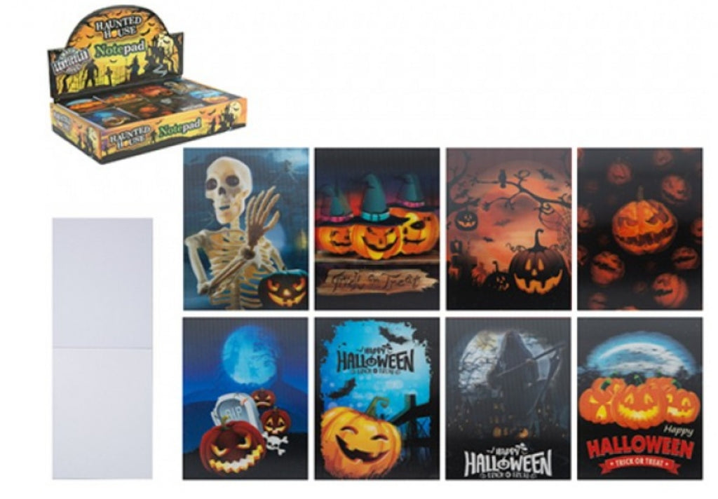 Haunted House Lenticular Notepad