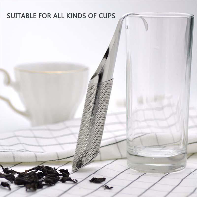 1pc Stainless Steel Tea Strainer Wand, Stainless Steel Tea Infuser, Long-Handle Tea Filter Stainless Steel Tea Diffuser For Loose Tea, Rose, Coffee, Spices