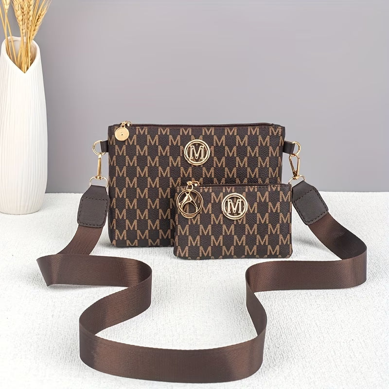 Crossbody Bag Two-Piece Set