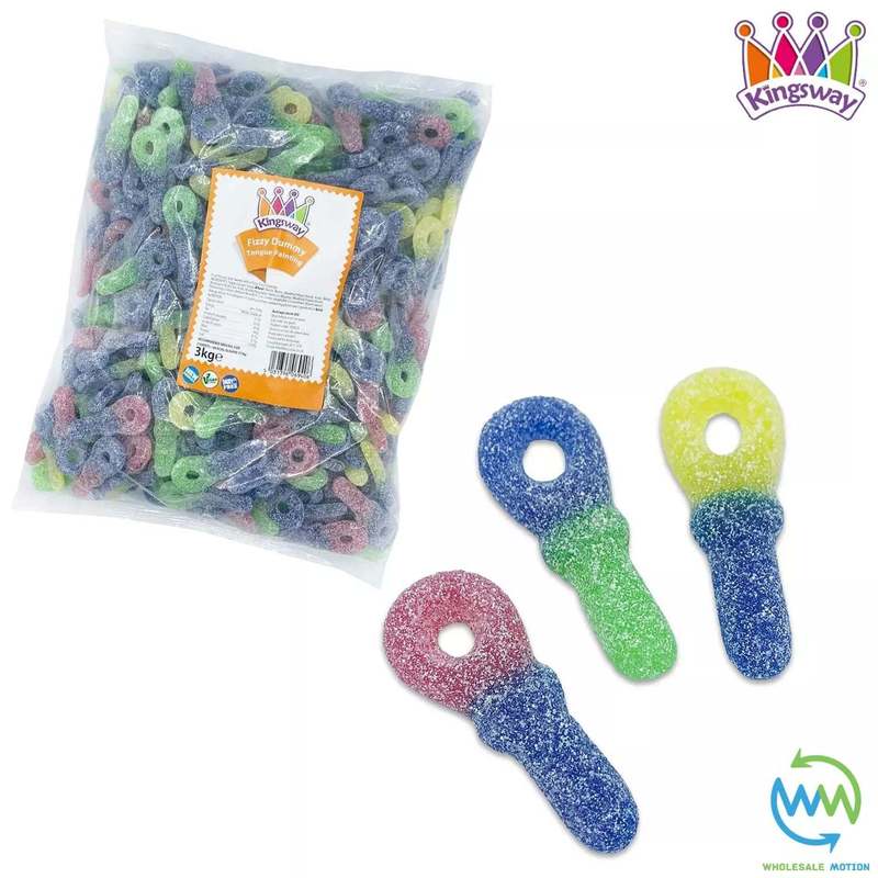 Kingsway FIZZY TONGUE PAINTING DUMMIES Sweets CANDY Gummy Jelly Dummy PICK N MIX