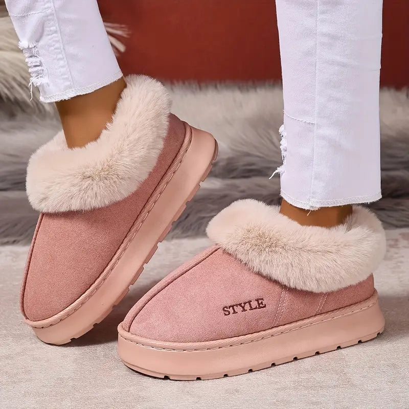 Women's Winter Plush Soft Sole Shoes