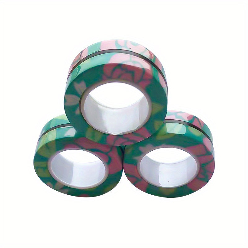 3pcs Magnetic Rings Toy Set, Adult Magnets Spinner Rings, Creative Toy