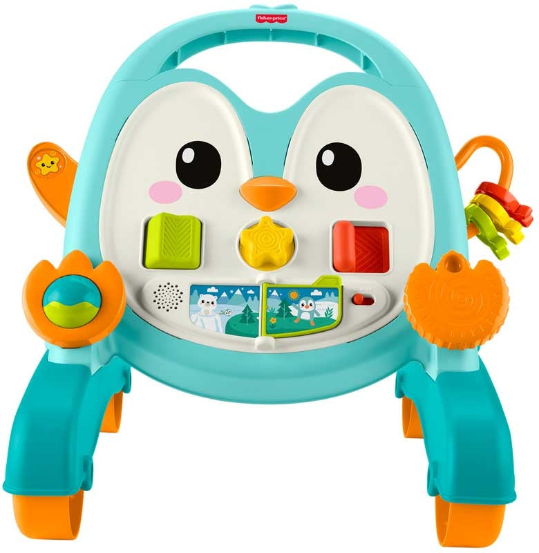 FISHER - PRICE 2 - IN - 1 MUSICAL PENGUIN WALKER