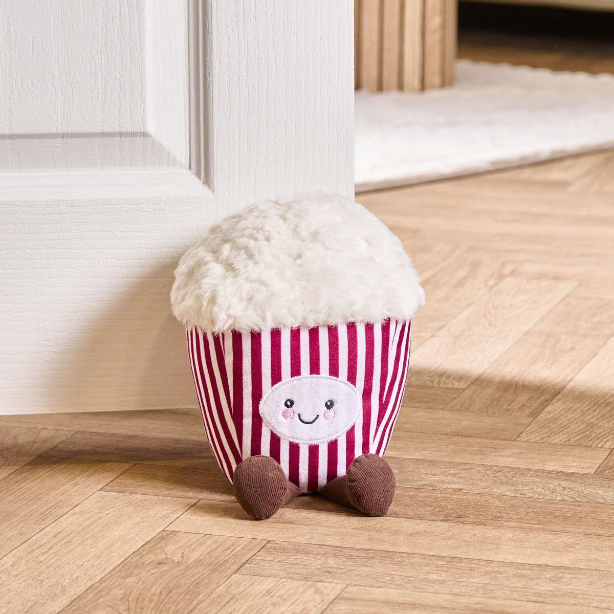 Poppy The Popcorn Doorstop - Red 14 x 23 x 14cm