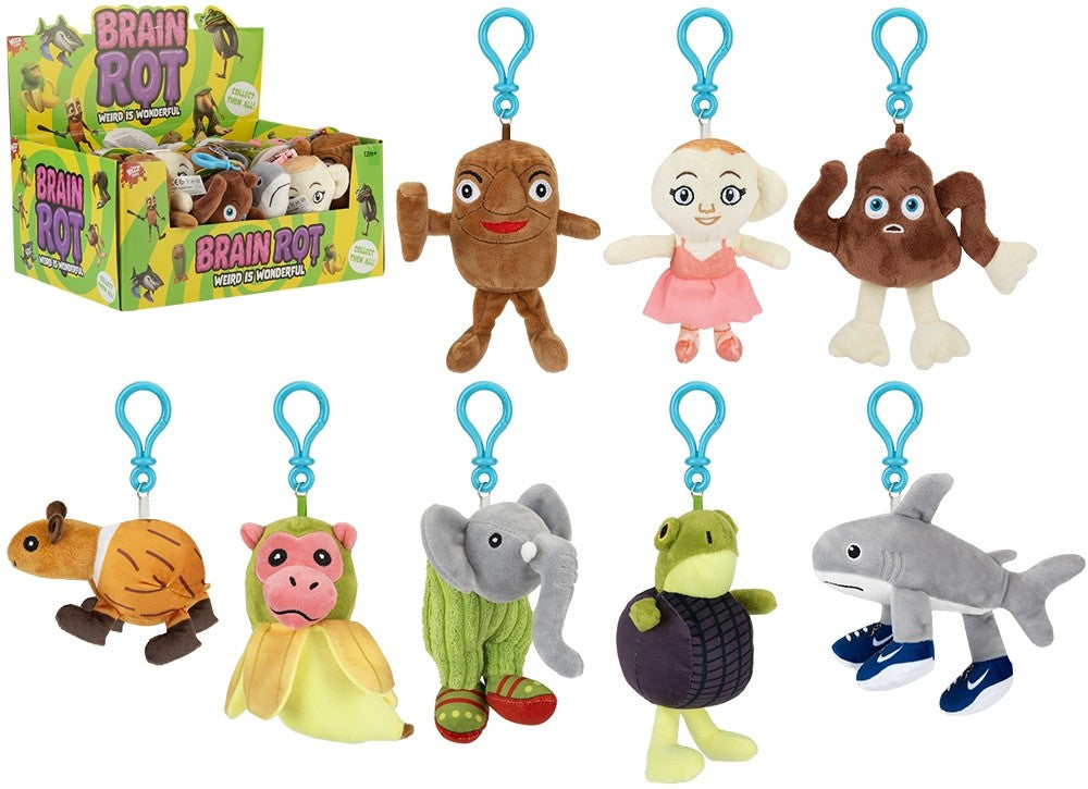 Brain Rot Plush Clip On 12cm