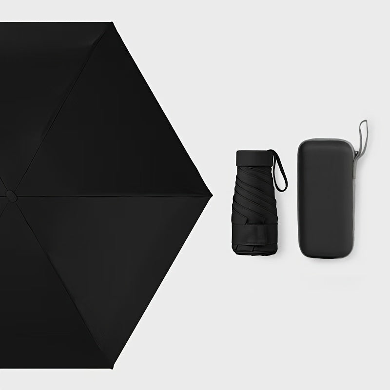 six-rib capsule umbrella, pocket umbrella