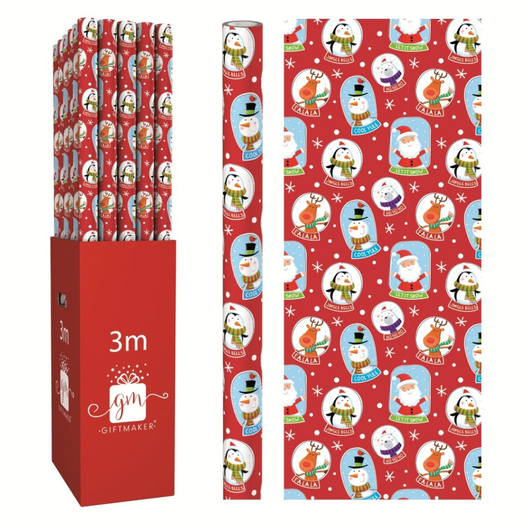 Christmas Extra Wide Gift Wrapping Paper 3m