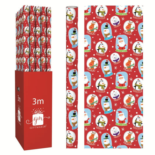 Christmas Extra Wide Gift Wrapping Paper 3m