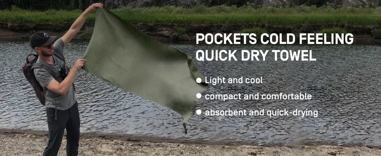 [Ultralight Quick Dry Towel] ETROL Ultralight Quick Dry Towel | Portable, Absorbent Microfiber Sports Towel for Camping, Gym, Swimming, Yoga - Lightweight, Durable, Compact Design