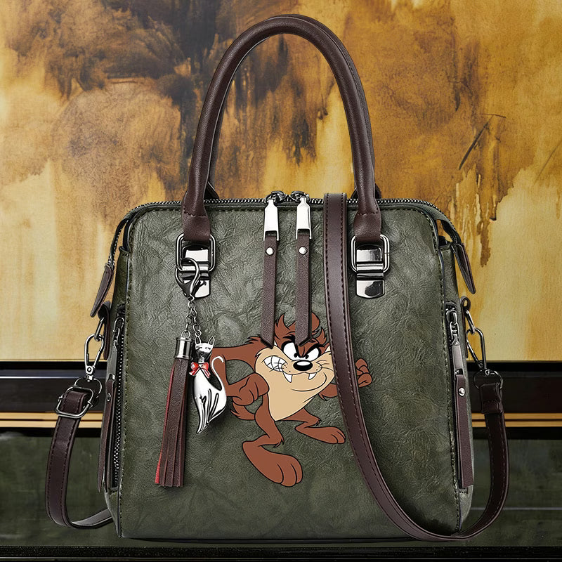 Tasmanian Devil Graphic Women's Shoulder Bag