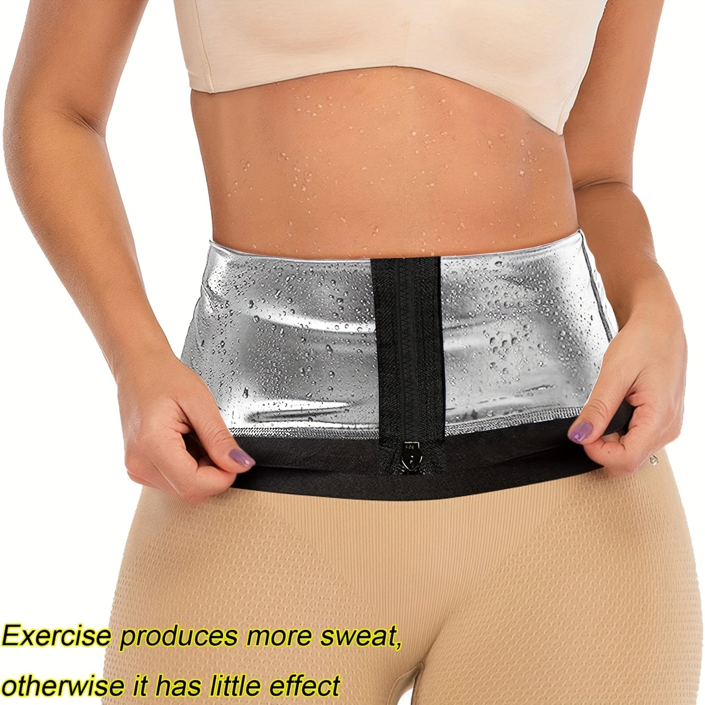 [Sauna Sweat Waist Trainer Shaper] Women's Waist Trainer Shaper Sauna Sweat Belt Waist Trimmer