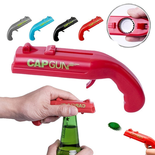 1pc Portable Bottle Cap Gun Beer Bottle Opener