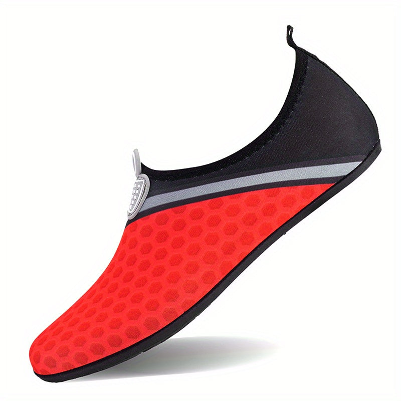 Men's Barefoot Aqua Shoes, Quick Dry Lightweight Non Slip Water Shoes For Summer Beach Creek Hiking Surfing Swimming Boating