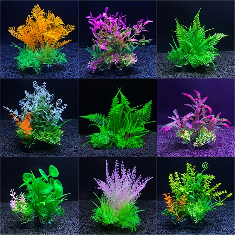 Brighten Up Your Aquarium With Artificial Plants - Fish Tank Plants, Plastic Artificial Plant, And Fish Hides Aquatic Plants