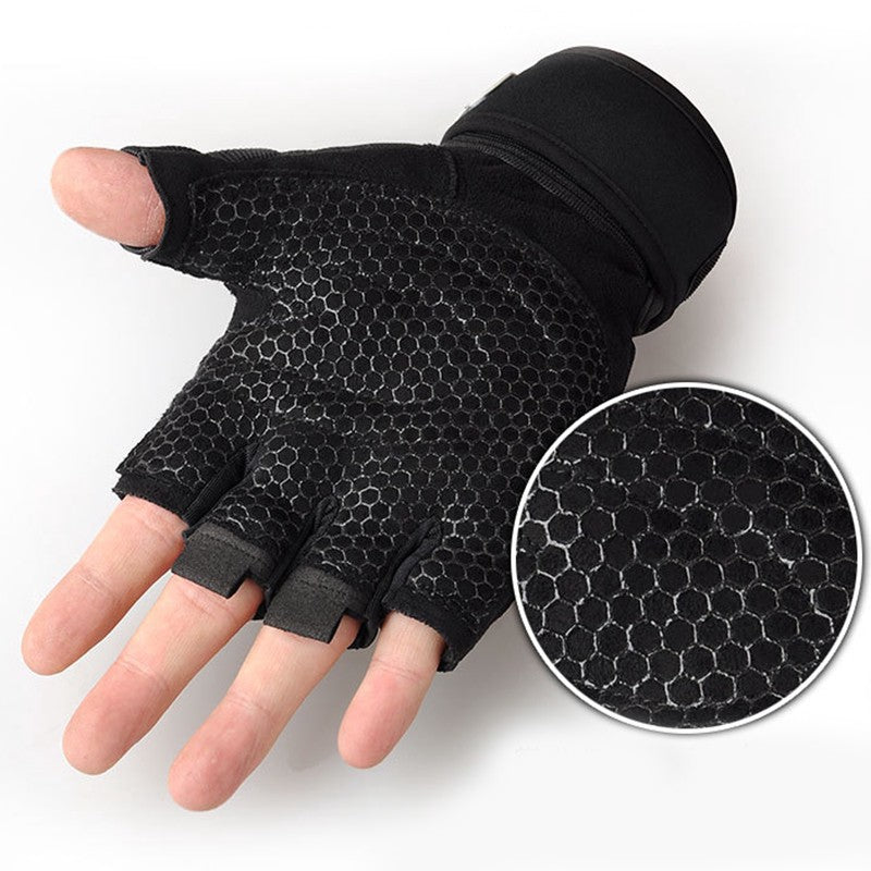 Half-finger Fitness Gloves for Men and Women, Breathable for Dumbbell Lifting, Driving, Outdoor Activities, Sun Protection, Sports, and Cycling