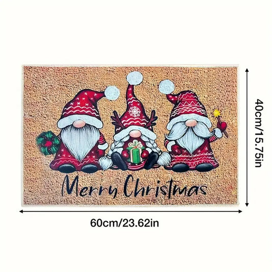 Christmas Gnome Welcome Doormat
