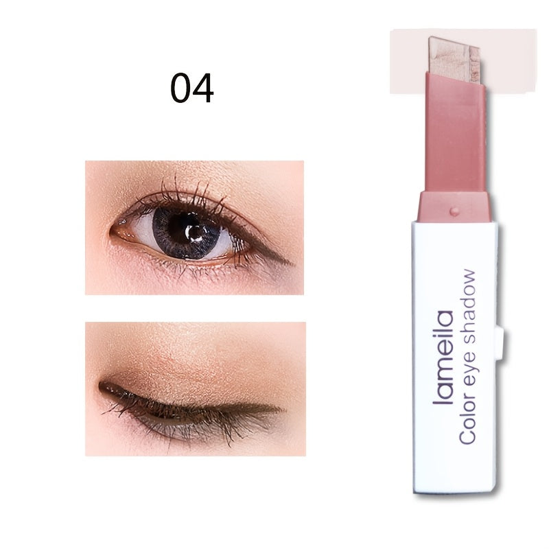 Double Color Gradient Eyeshadow Stick Waterproof And Long-Lasting Eye Makeup
