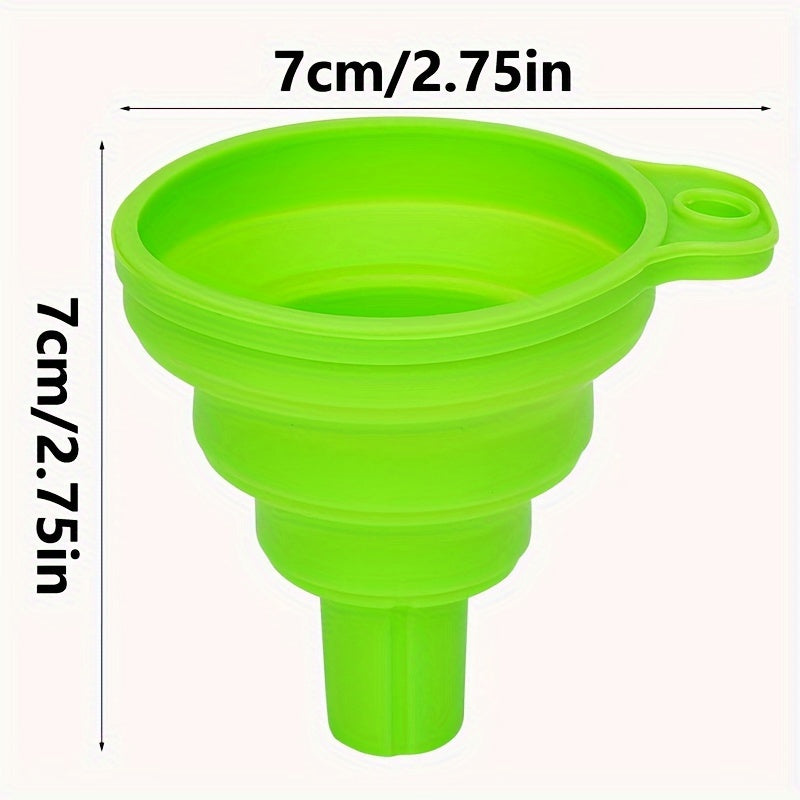 [Foldable Car Funnel] Durable & Flexible Foldable Portable Funnel for Car Engine Oil Change | Universal Fit, Leak-Proof Design with Easy-Pour Spout, Automotive Fluid Transfer, Car Maintenance Tool, Userfriendly Design, Leakpr